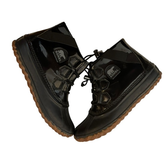 Sorel NL2209 Out N About III Rain Duck Leather Booties Boots - Picture 5 of 9